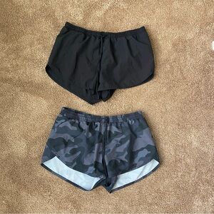 Women’s S&M Old Navy Black and Camo Running Shorts